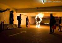 image بیشترین مسافت طی شده با بدن آتش گرفته کتاب رکوردهای گینس