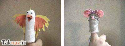 image آموزش عکس به عکس ساخت عروسک های انگشتی رنگی برای کودکان