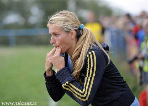 image انتخاب یک ملکه زیبائی به عنوان مربی فوتبال کرواسی