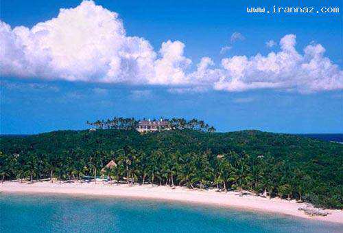 image گزارش تصویری از جزایر شخصی دیوید کاپرفیلد شعبده باز معروف
