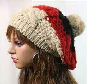 image مدل های جدید کلاه دخترانه بافتنی برای روزهای سرد