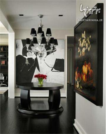 image راهنمای جدید چیدمان و دکوراسیون خانه با ترکیب رنگ مشکی سیاه