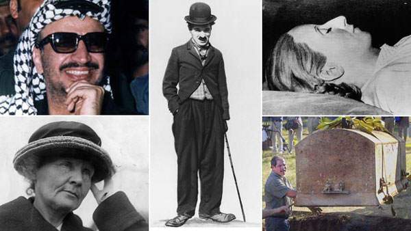image لیست افراد بزرگ در تاریخ که نبش قبر شدند