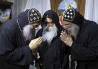 image اسقف های قبطی مصر در کلیسای قبطی ها در قاهره