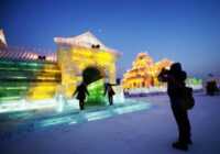 image جشنواره سازه های بزرگ برفی و یخی در هاربین چین