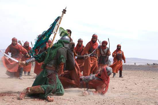 image قسمت های تصویری آب آوردن حضرت عباس در صحرای کربلا سریال مختارنامه