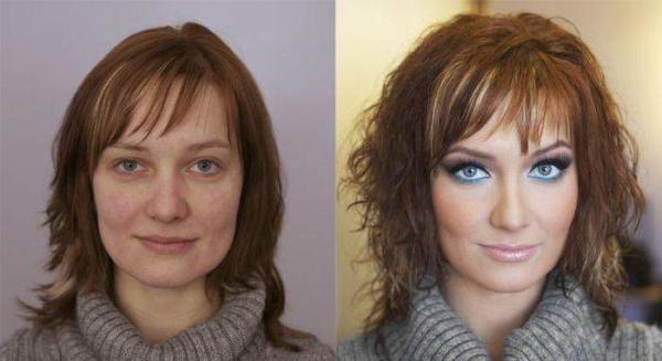image تصاویر جالب تغییر چهره های زشت به زیبا پش از آرایش