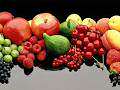 image خواص موجود در میوه های کیوی سیب توت فرنگی و پرتقال