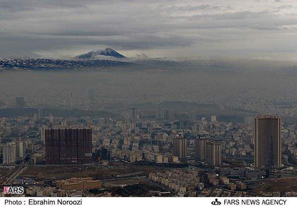 image عکس های دیدنی آلودگی هوای تهران دی ماه