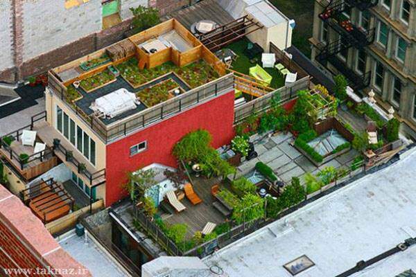 image تصاویر دیدنی پارک ها و باغ های سبز و زیبا روی پشت بام