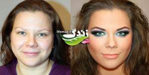 image عکس های زشت ترین زن های دنیا بعد و قبل از آرایش