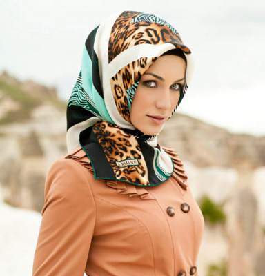 image مدل های جدید ست مانتو و روسری برای عید