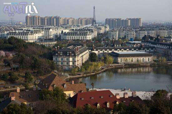 image عکس های جالب ساخت کامل شهر پاریس در چین