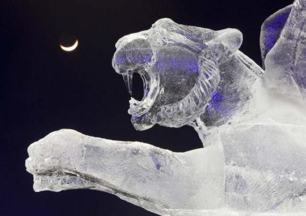image فستیوال مجسمه های برفی و یخی در آلماتی قزاقستان