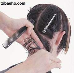 image آموزش عکس به عکس کوتاه کردن موی زنانه مدل پاپ