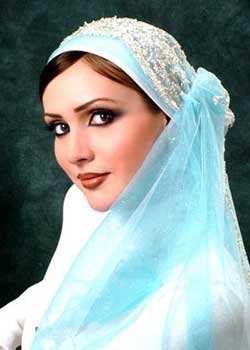 image آموزش تصویری بستن زیبا و اسلامی شال و روسری