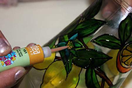 image آموزش نقاشی روی وسایل خانه با رنگ مخصوص ویترای