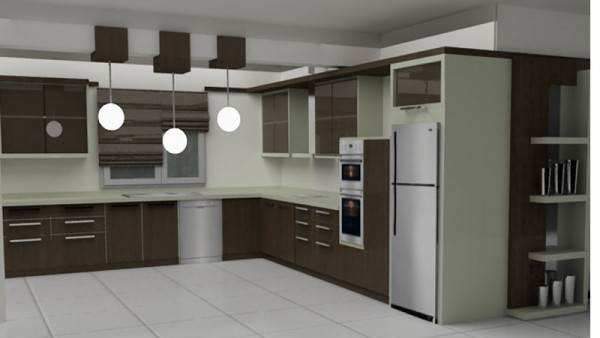 image عکس ها و مدل های جدید کابینت های هایگلاس برای آشپزخانه