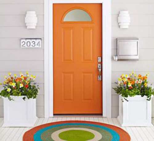 image راهنمای انتخاب بهترین رنگ برای درب ورودی منزل