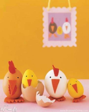 image کلی ایده جالب طراحی تخم مرغ رنگی های هفت سین