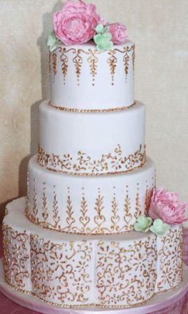image زیباترین مدل های کیک عروسی برای زوج های خوش سلیقه
