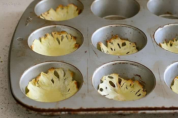 image آموزش درست کردن گل آناناسی برای کیک