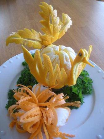 image عکس های جدید از تزیینات میوه پرتقال