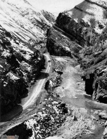 image عکس های دیدنی از جاده چالوس در قدیم