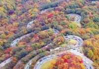 image زیباترین عکس جاده چالوس در فصل پاییز