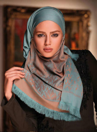 image شیک ترین مدل های بستن روسری اسلامی