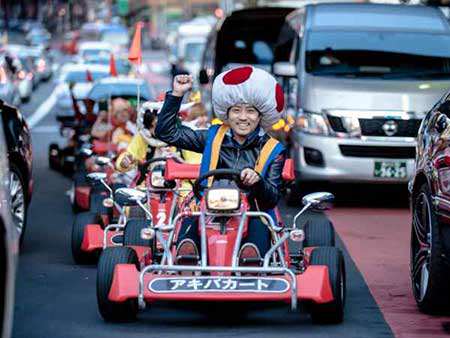 image مسابقات جالب ماریو در خیابان های توکیو