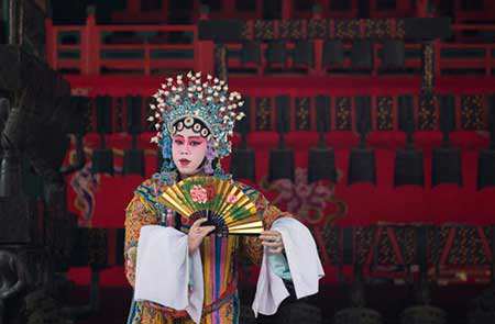 image اجرای یک اپرا سالن قصر تابستانی پکن