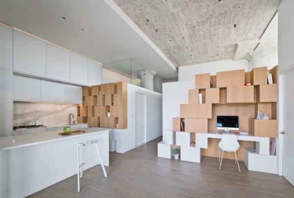image دکوراسیون مدرن مدل جعبه ای برای آپارتمان