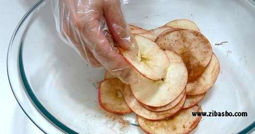 image آموزش کامل تهیه چیپس سیب در خانه