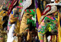 image فیل های تزیین شده در جشنواره فیل ها هند