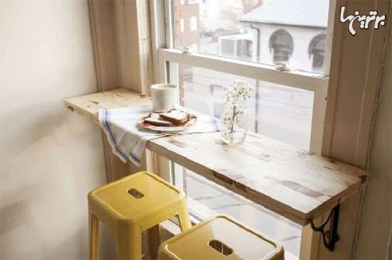 image راهنمای تصویری انتخاب میز غذاخوری برای خانه کوچک