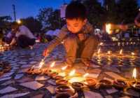 image تصویری زیبا از جشنواره نور میانمار یانگون