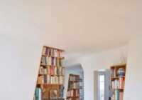 image دکوراسیون دیوارهای خانه با کتابخانه و نحوه چیدن آن