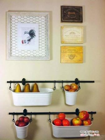 image ایده های جالب دکوراسیون آشپزخانه با میوه ها