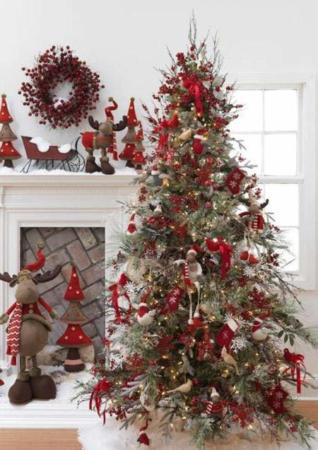image مدل های زیبای تزیین درخت کریسمس که هیچ جا ندیده اید