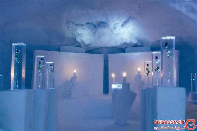 image عکس های دیدنی از یک هتل زیبای یخی