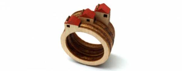 image ایده ها و تصاویر ساخت انگشترهای چوبی خلاقانه