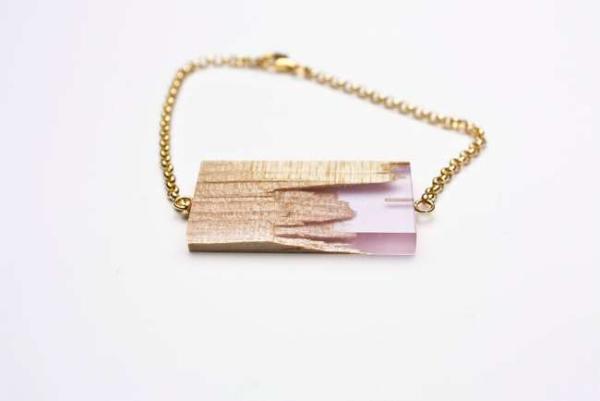 image تصاویر جواهرات زیبا و شیک ساخته شده با تکه چوب