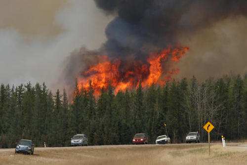 image تصاویر آتش سوزی جنگل ها در ایالت آلبرتا کانادا