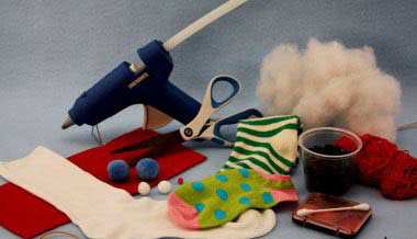 image آموزش عکس به عکس ساخت عروسک با جوراب