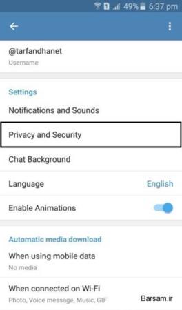 image آموزش تصویری حذف پیام های تبلیغی مزاحم در تلگرام