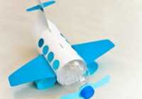 image آموزش عکس به عکس ساخت کاردستی هواپیما برای بچه ها