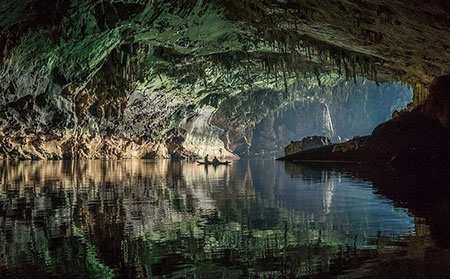 image گزارش تصویری دیدنی از غارهای زیرزمینی Tham khoun