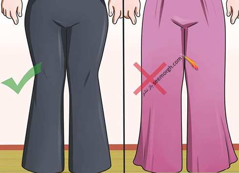 image آموزش تصویری شیک لباس پوشیدن برای خانم های چاق