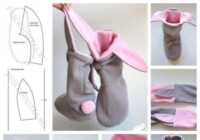 image آموزش عکس به عکس دوخت کفش بچگانه مدل خرگوشی